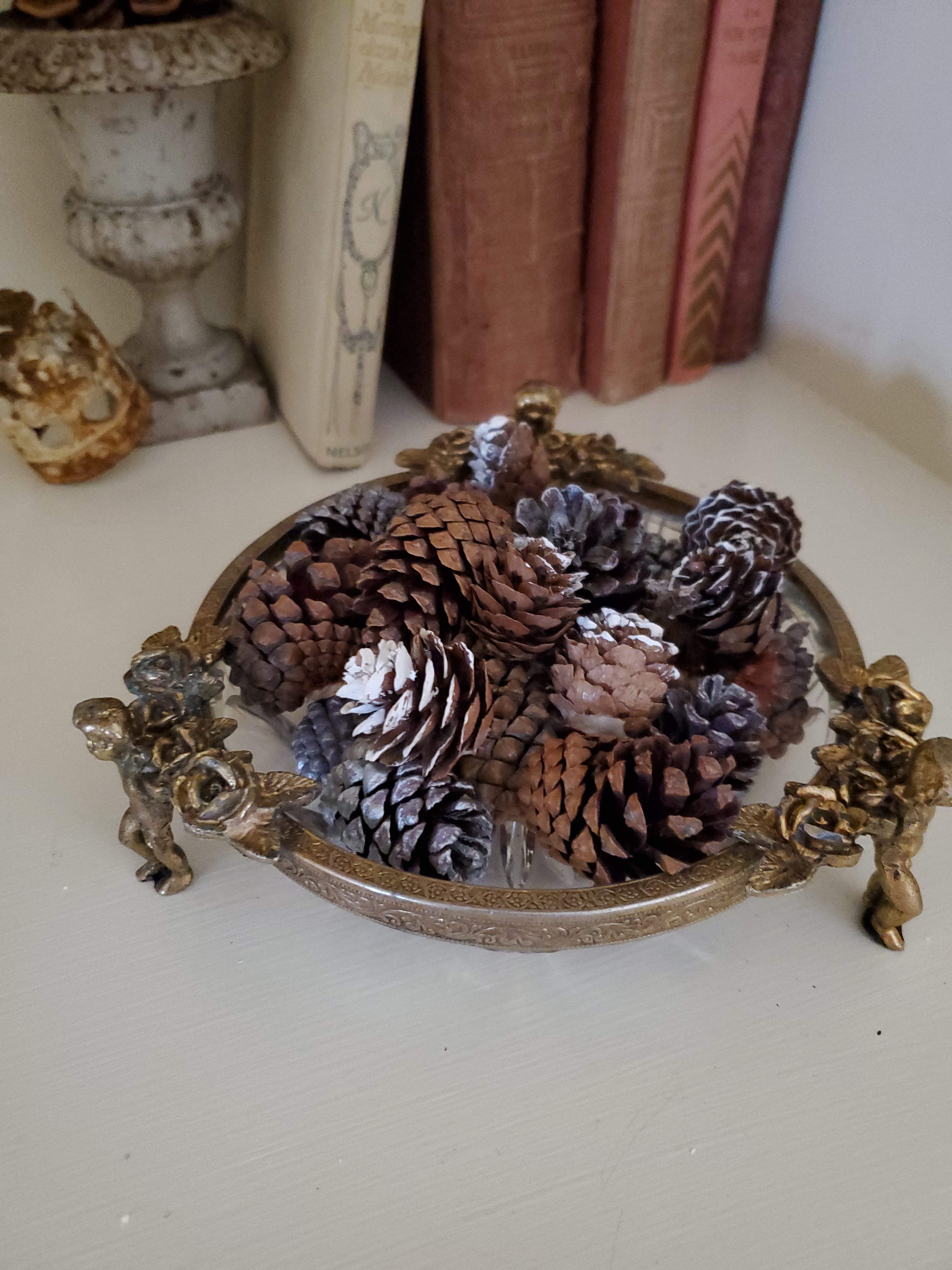antique pink books for a cozy winter 