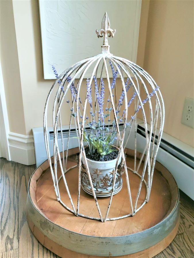 faux lavender plant