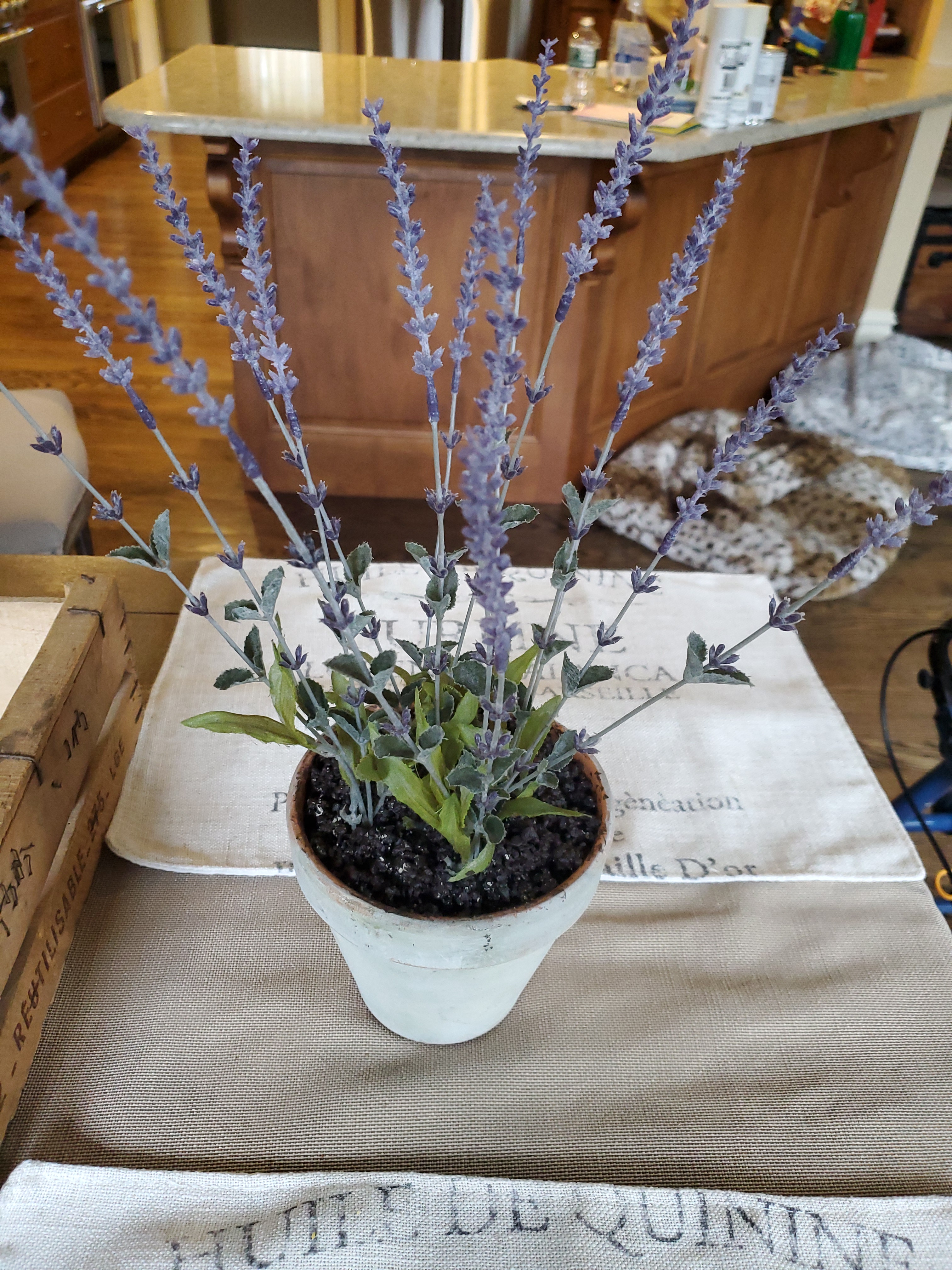showing the lavender knockoff putt together