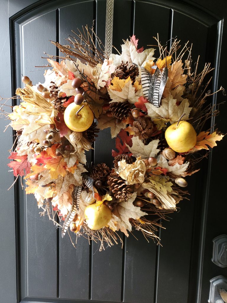 Updating a Fall Wreath