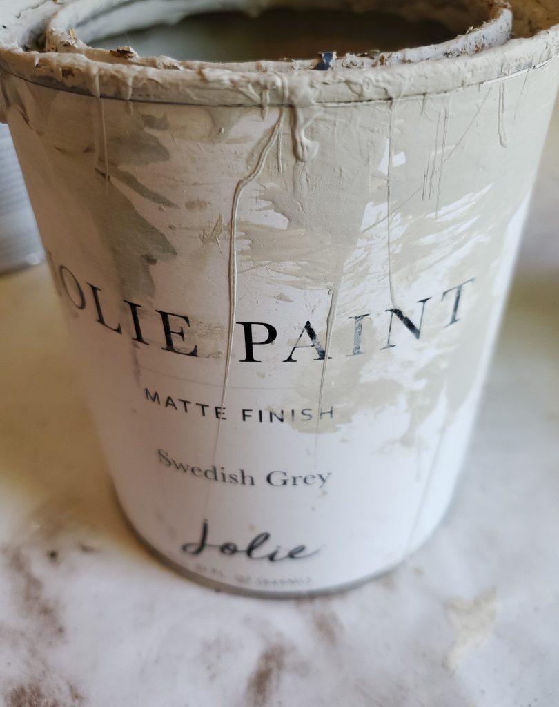 can of the grey furniture paint