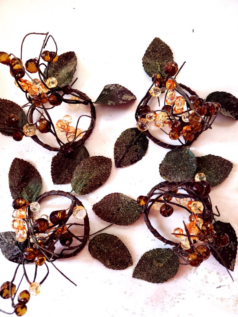 updating purchased napkin rings before