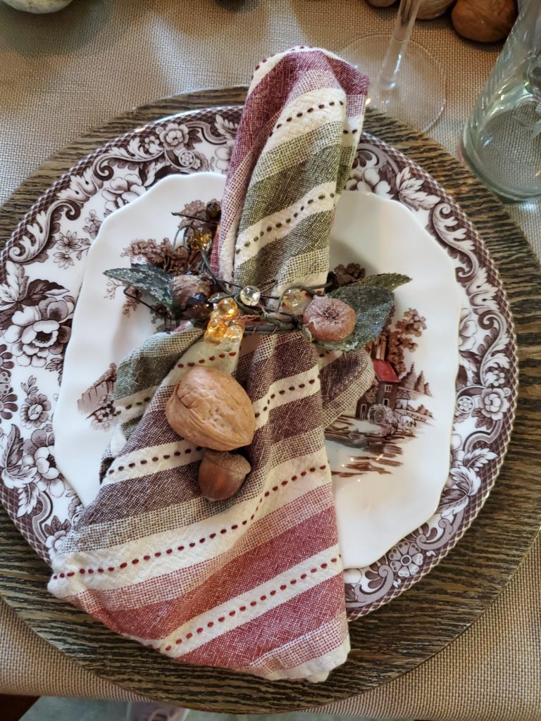 the updated napkin rings finished