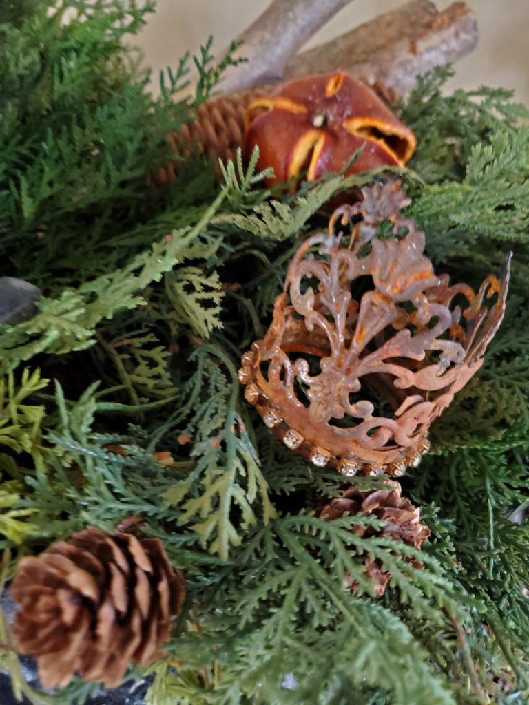 close up of the small crown