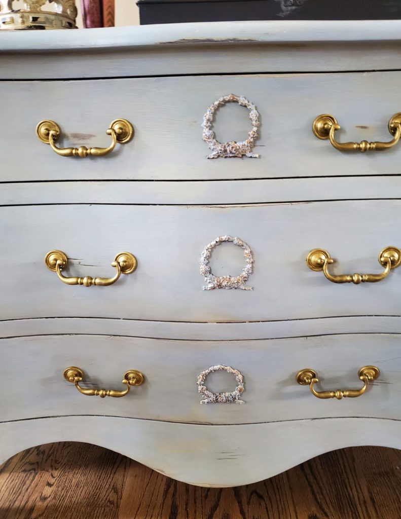 Bombay chest in the Christmas foyer