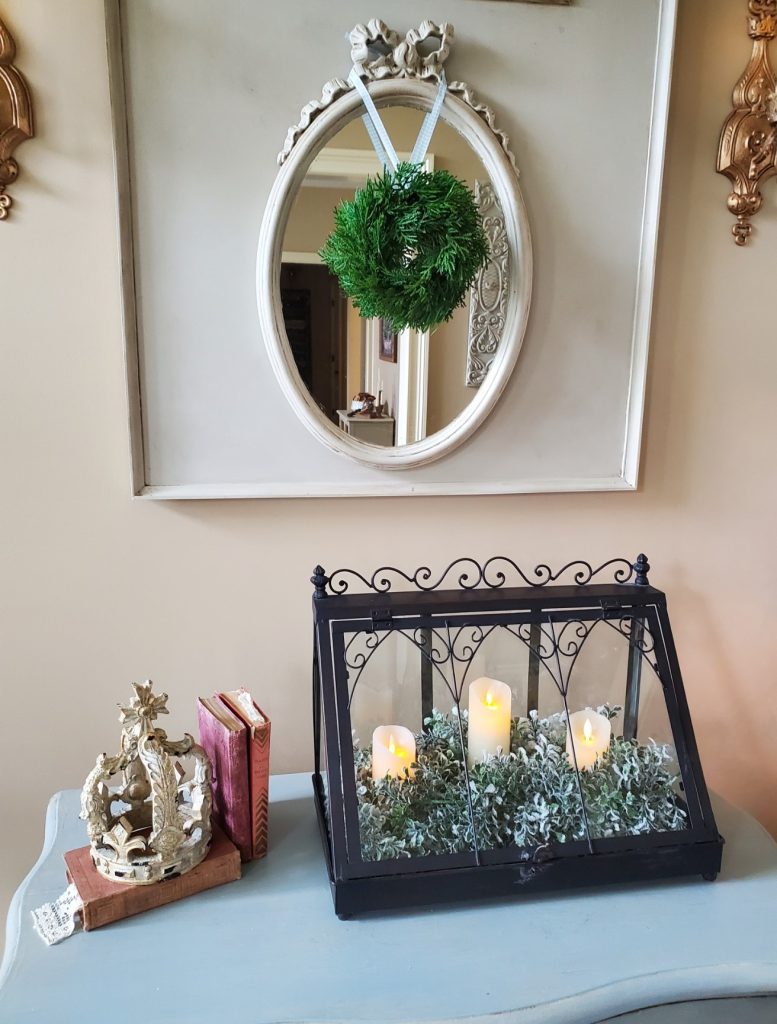 small evergreen wreath