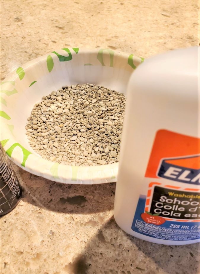 Easy DIY Fake Dirt Make Faux Plants Real Cloches & Lavender