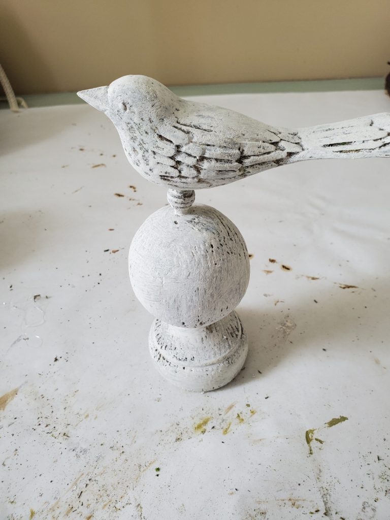 showing it painted