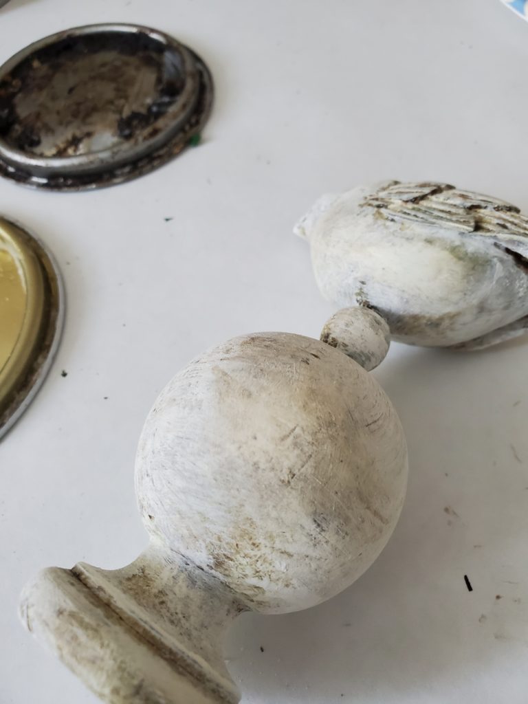 after the wax is rubbed in the bird craft