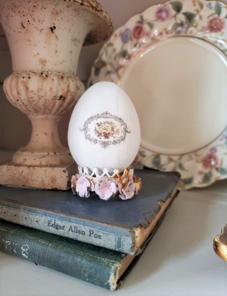 close up of an egg for spring