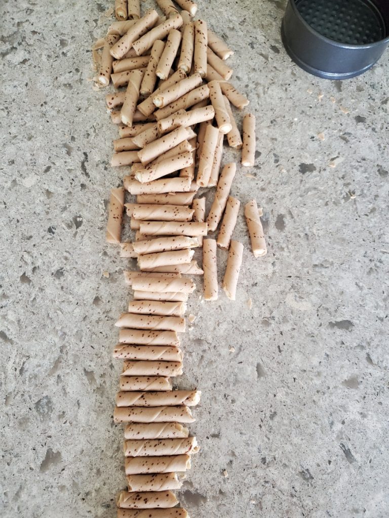 Pirouette cookies broken