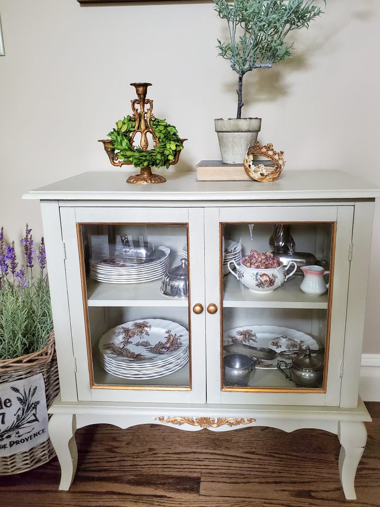 Making A Cabinet New With Chalk Paint