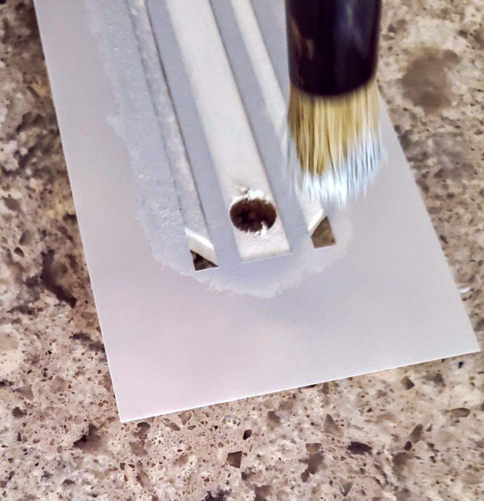 Stenciling of grain sac