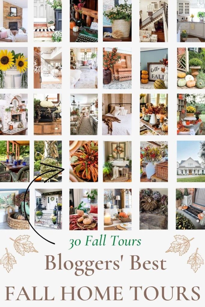graphic for the best fall home tours
