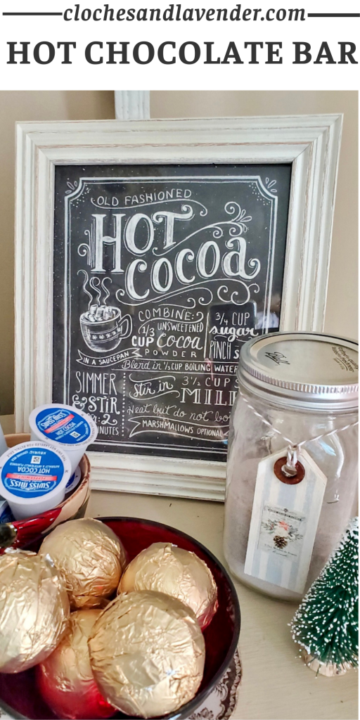 Pinterest pin of coccoa bar