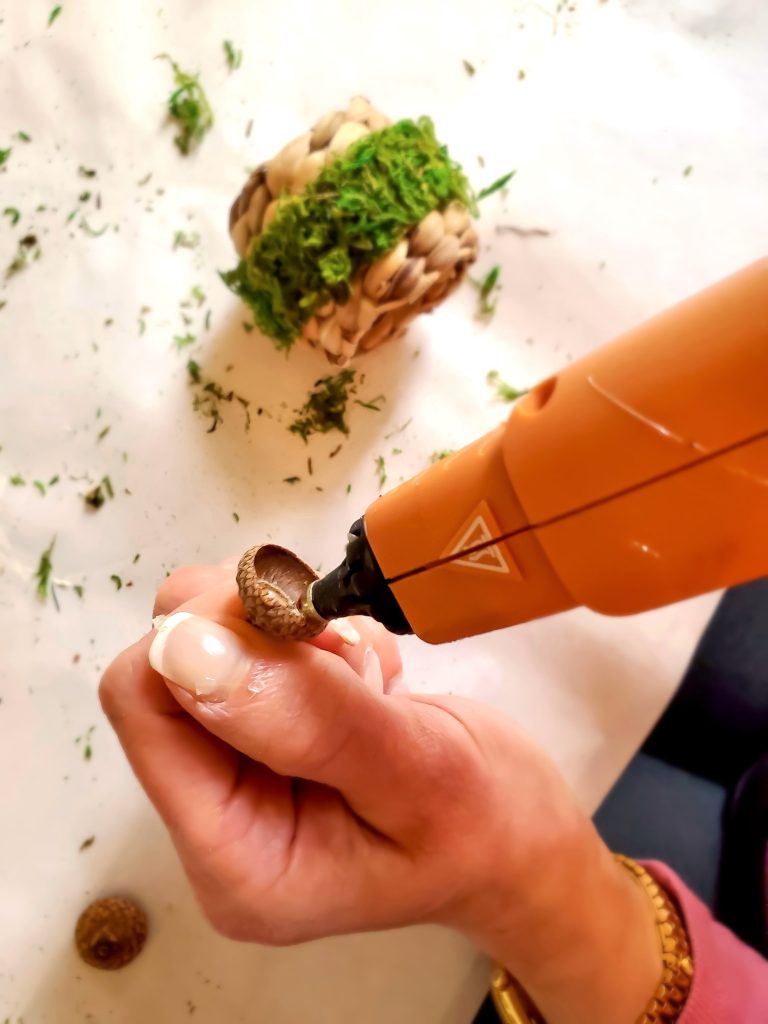 adding-glue-to-acorn-cap