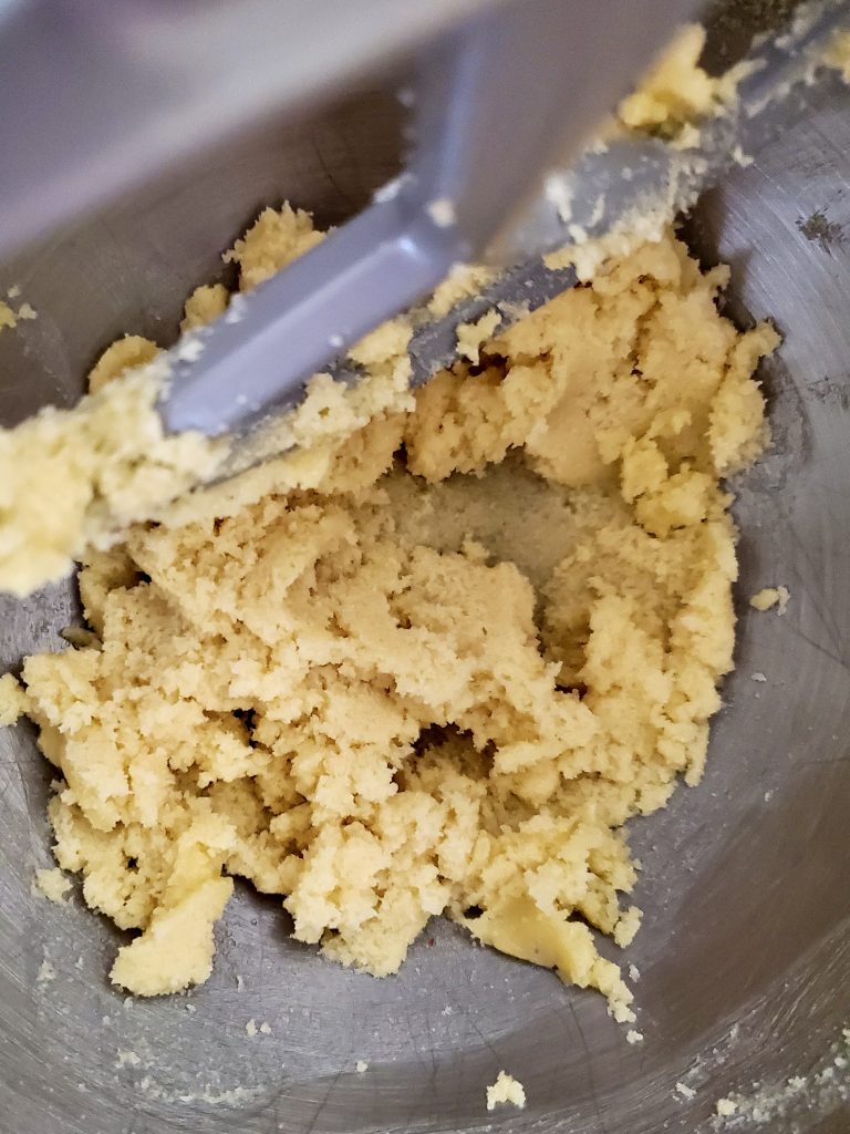 affter the dry ingredients are combined with the wet ingredients
