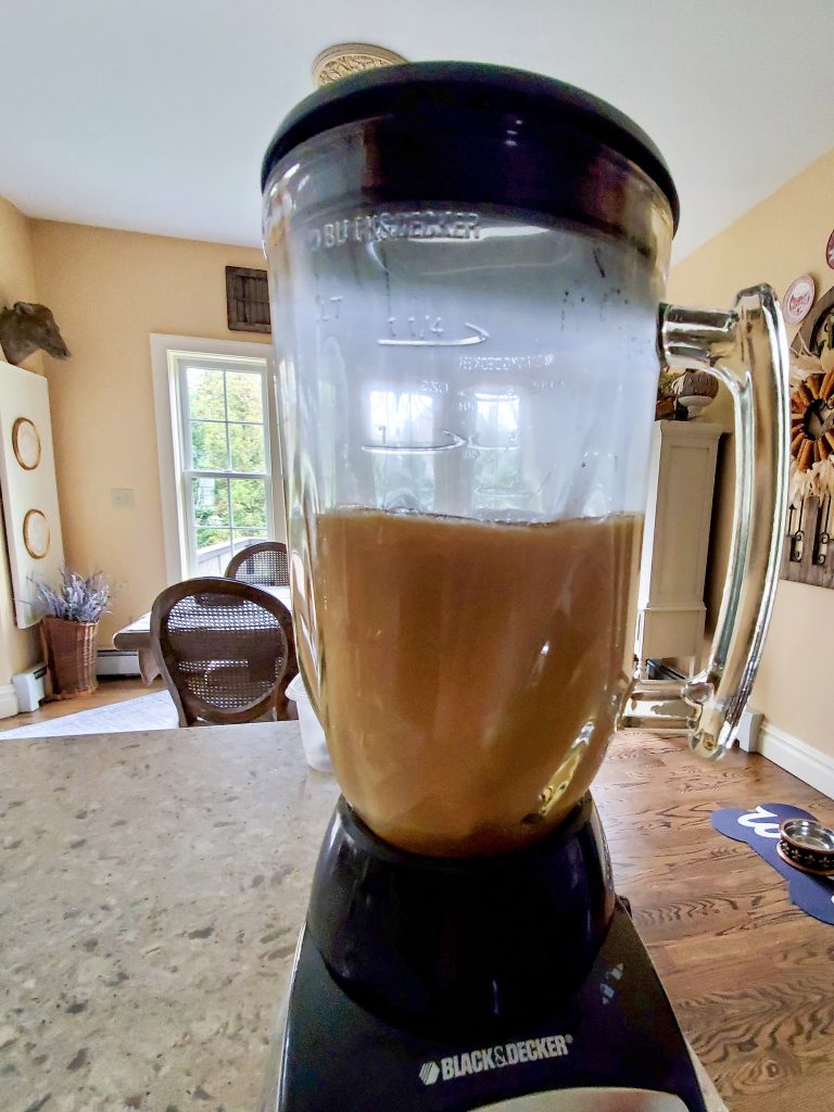 applesauce after being blended on high