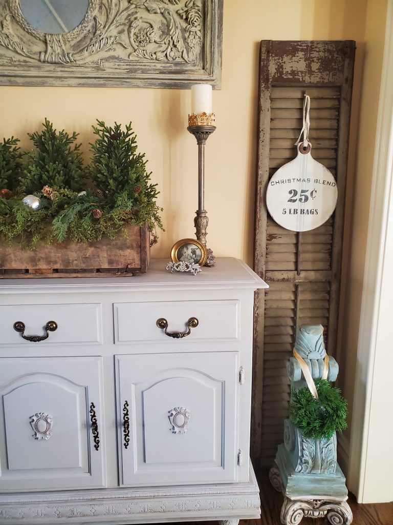 a closer look at the corbel and shutter