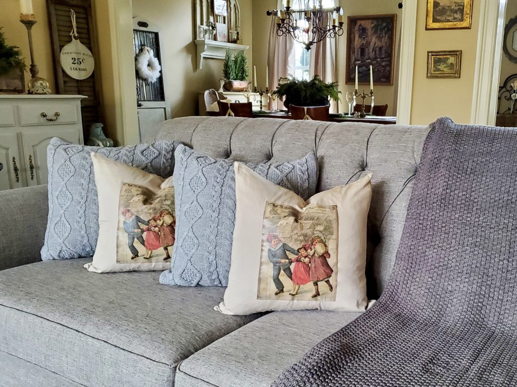 picture of pillows and the couch