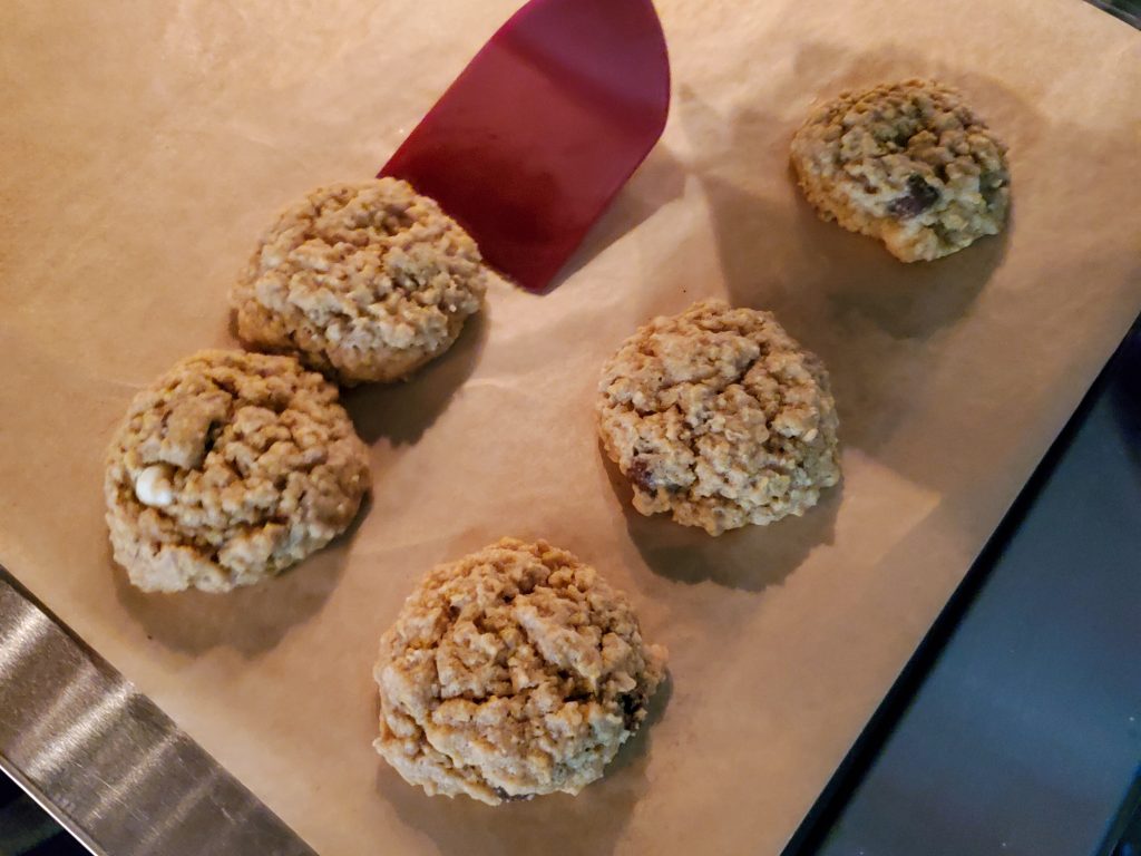removing the cookies from the cookie sheet
