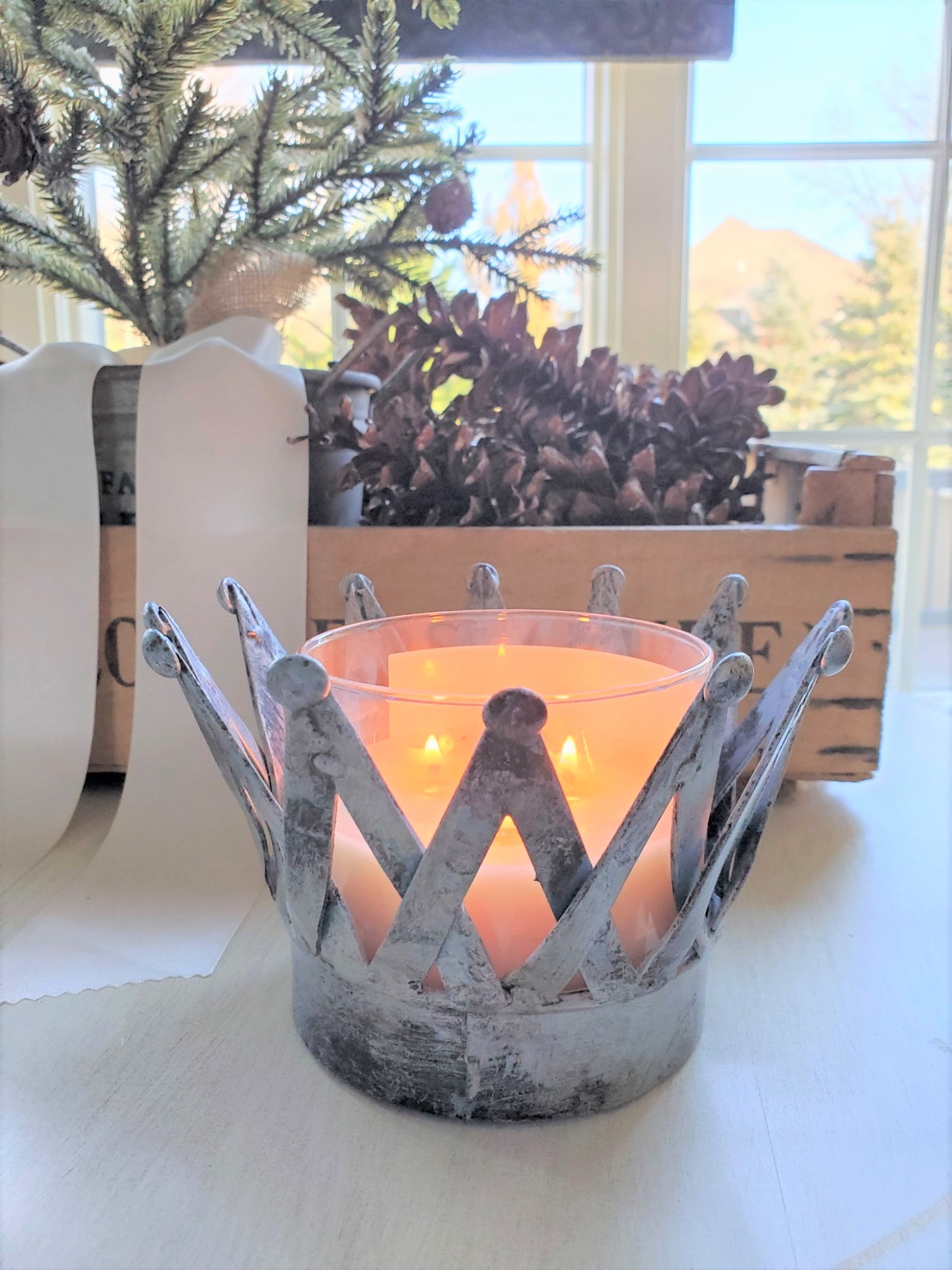 candle burning