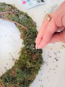 adding lavender buds