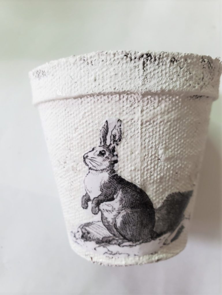 peat pot treats basket craft project