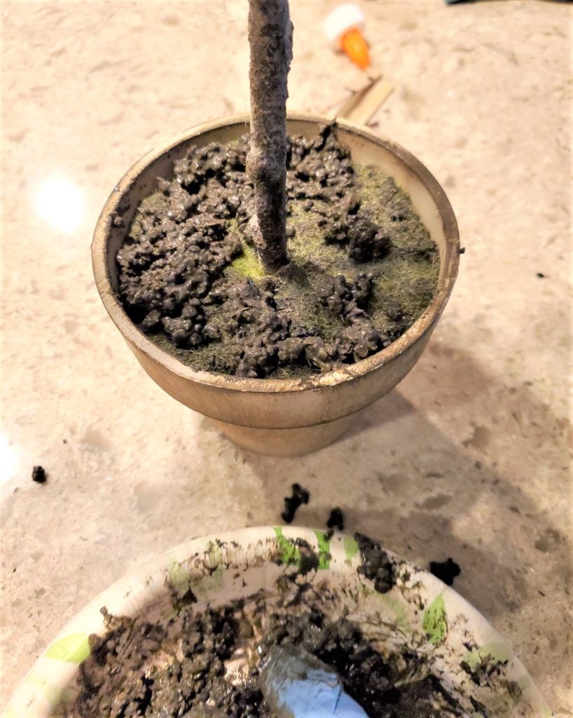 DIY fake dirt