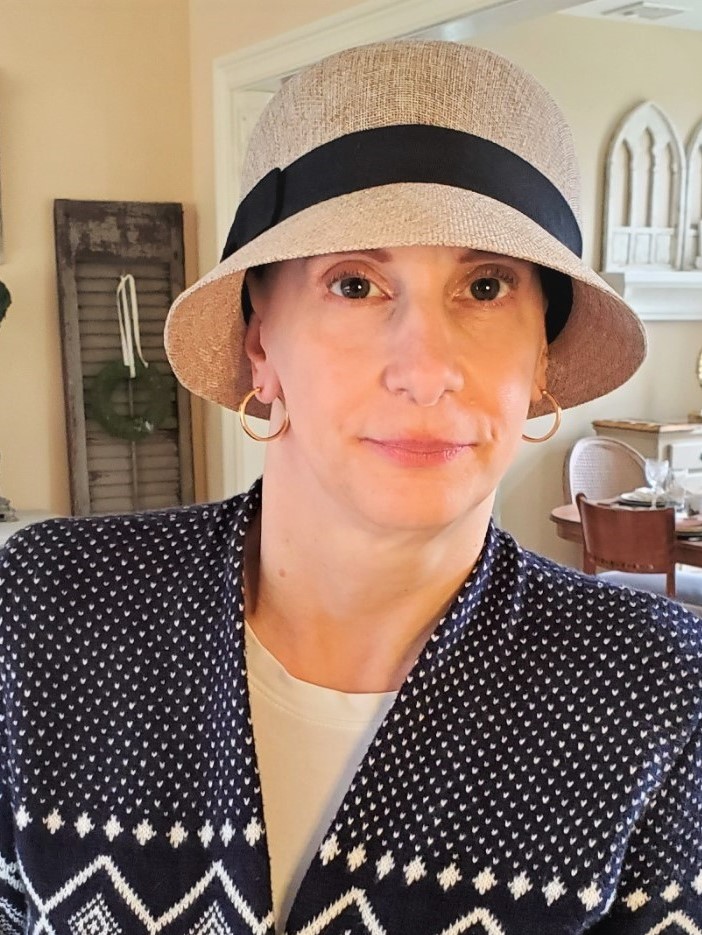 Picture of me in a Cloche hat