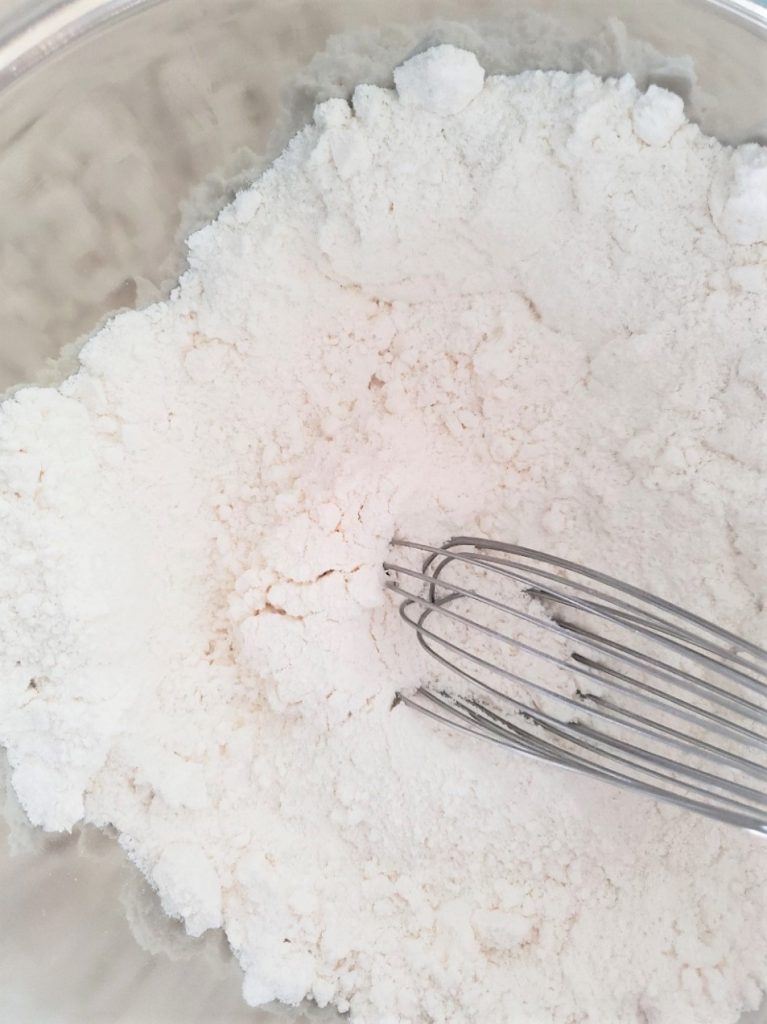 flour in a bowl