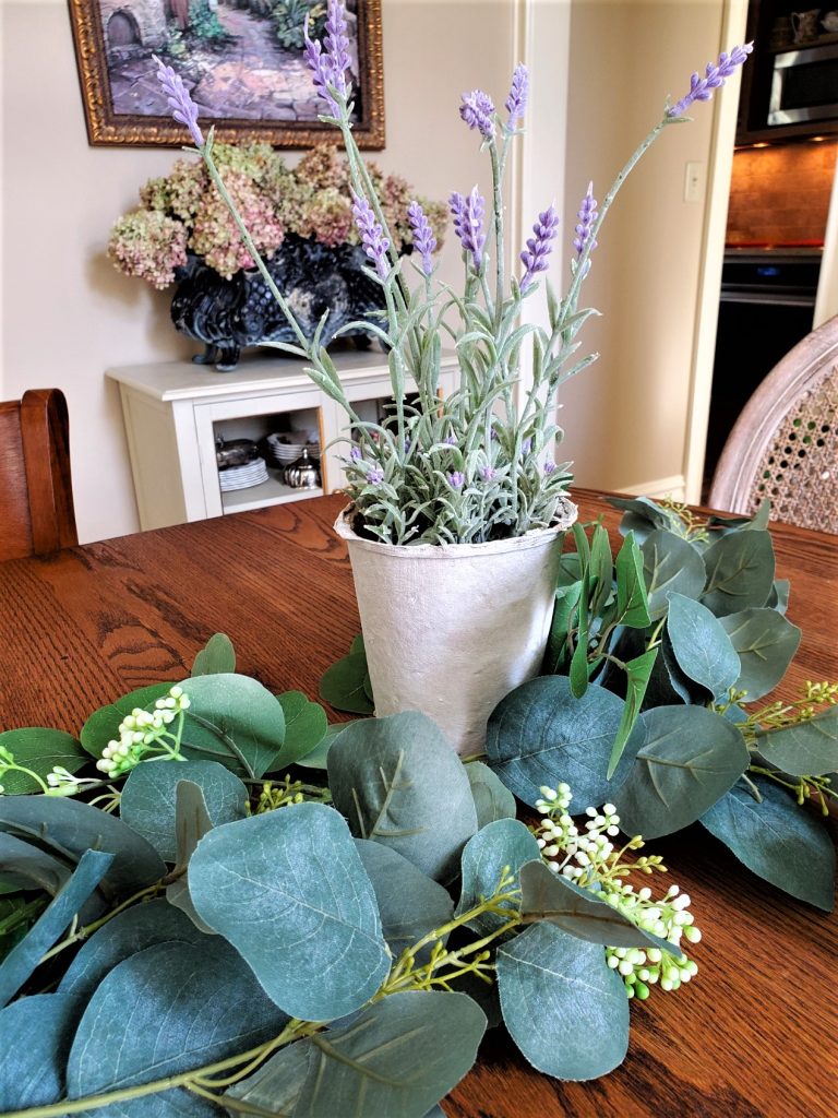 lavender-on-table-dried-hydrangeas-in-the-background-5-ways:-to-style-country-artificial-lavender-pots