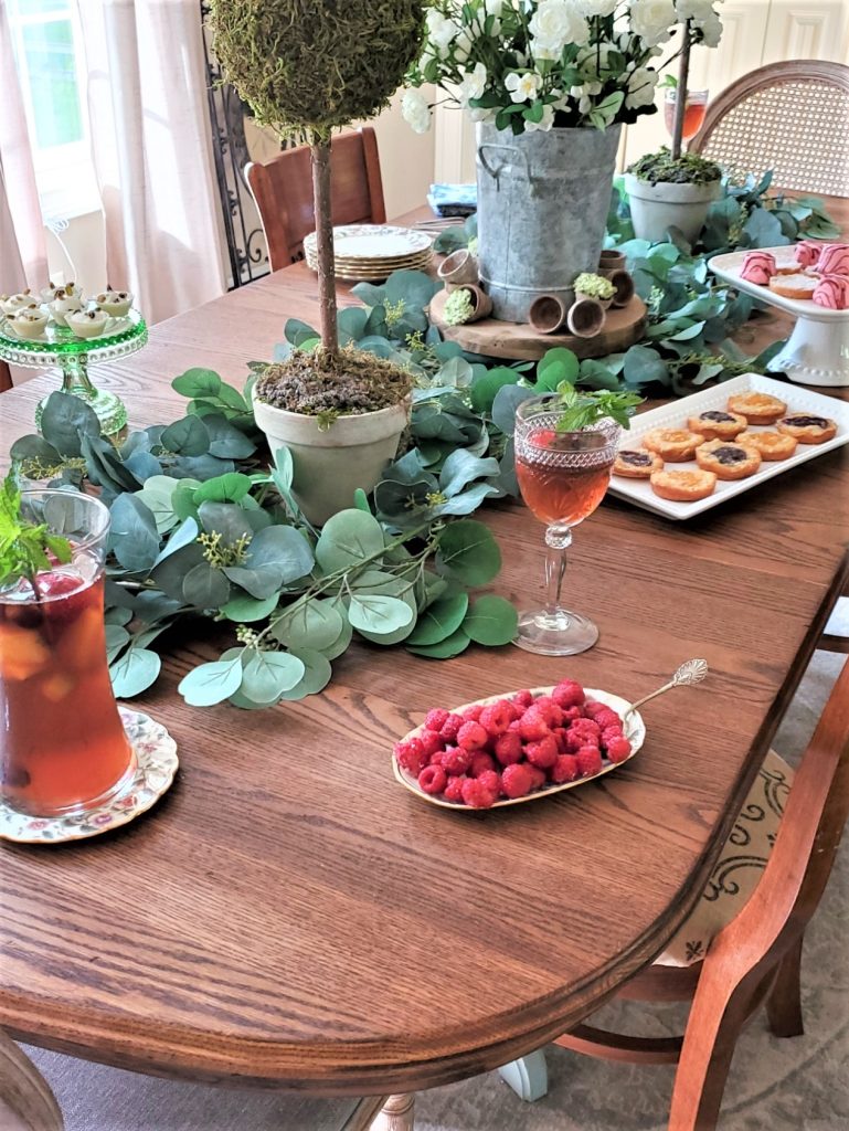 showing different eights of serving dishes with desserts