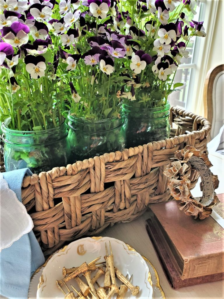 centerpiece on the table