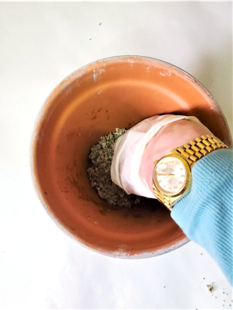diy-moss-topiary-get-started-right-now-adding-kitty-litter-the-base-of-the-pot