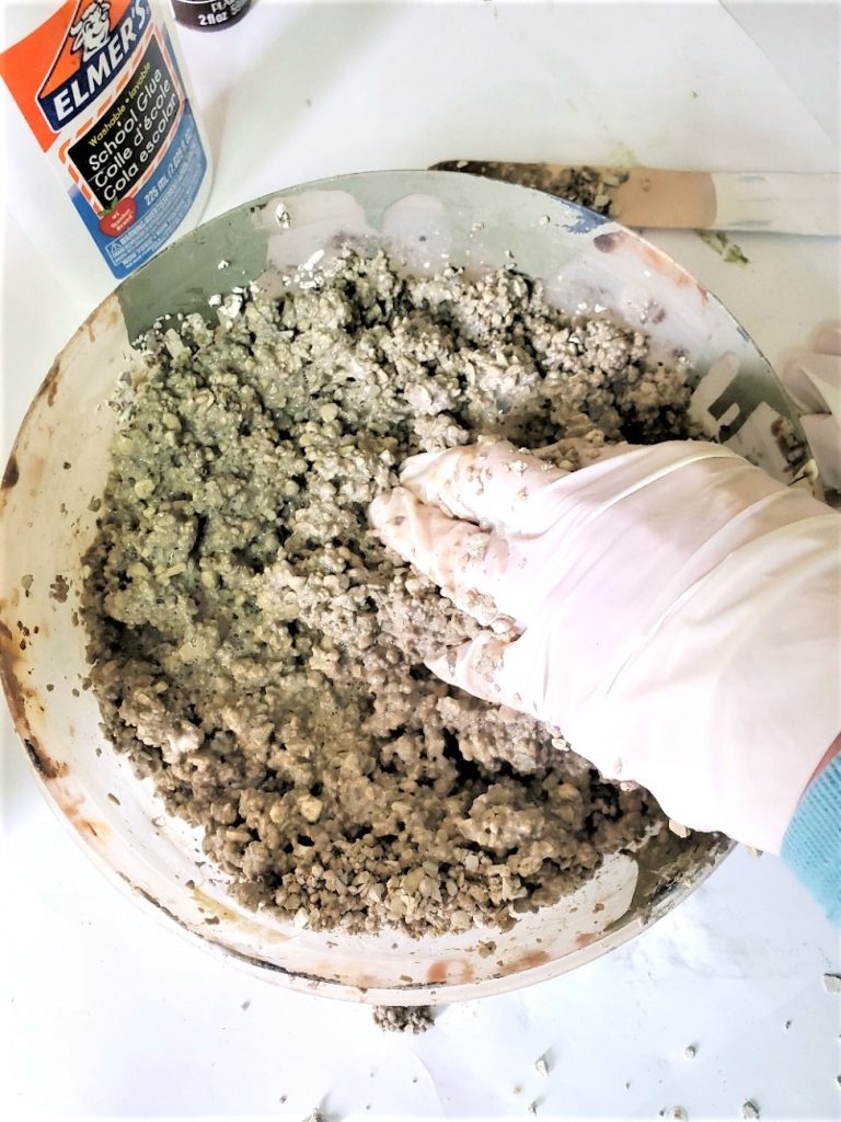 mixing-fake-dirt