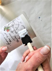 Adding Mod Podge