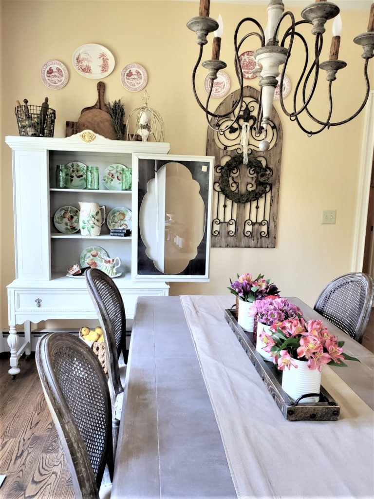 a simple lavender and vintage summer home tour the view of our kitchen