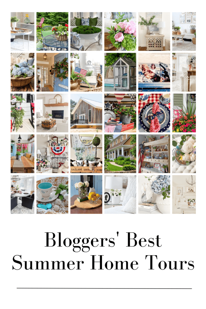 graphic for bloggers' best summer home tour