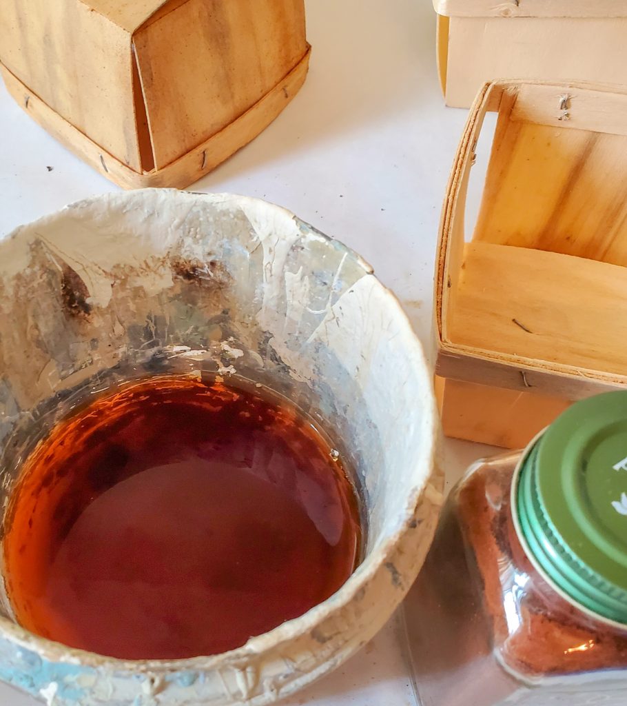 hot tea and cloves