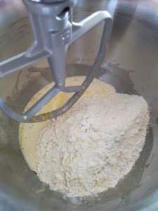 Dry ingredients are next