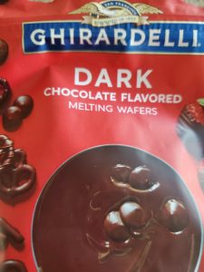 Ghiradelli dark chocolate melting wafers