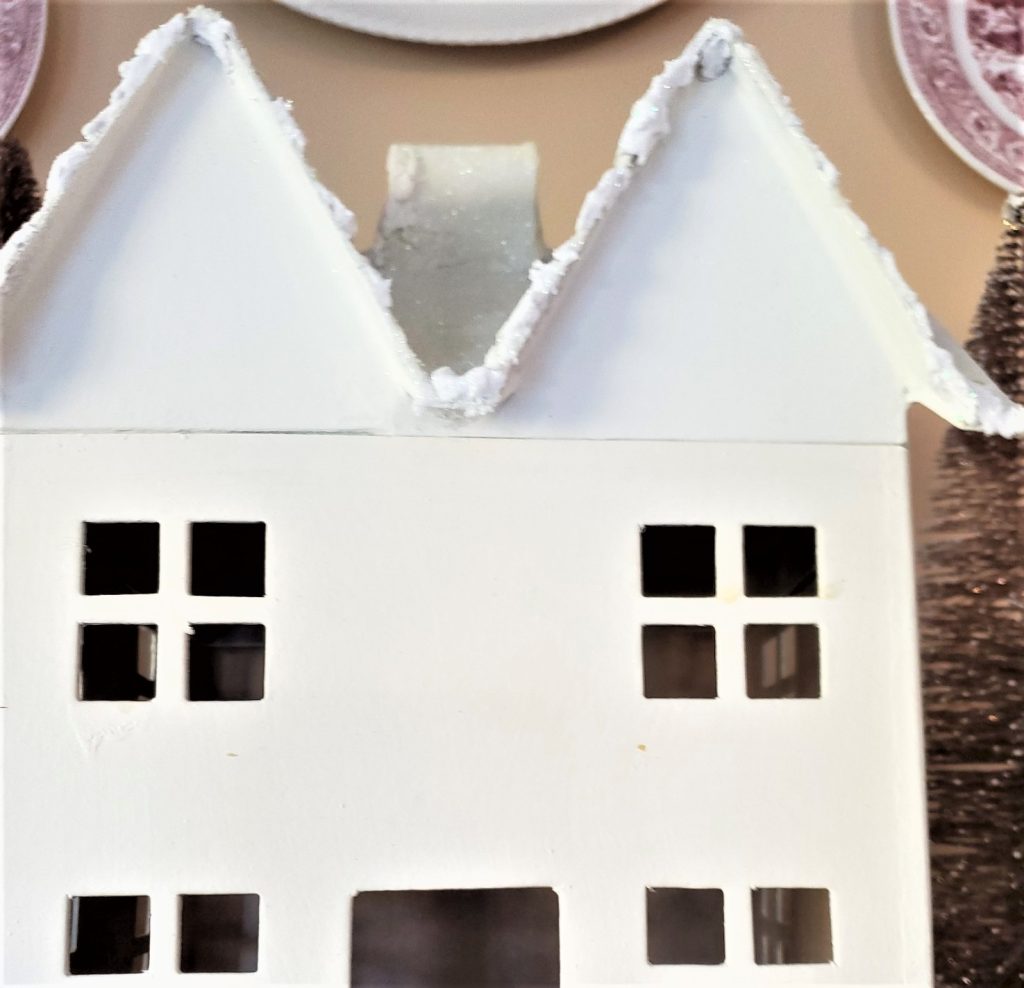 close up of the details on the craft project