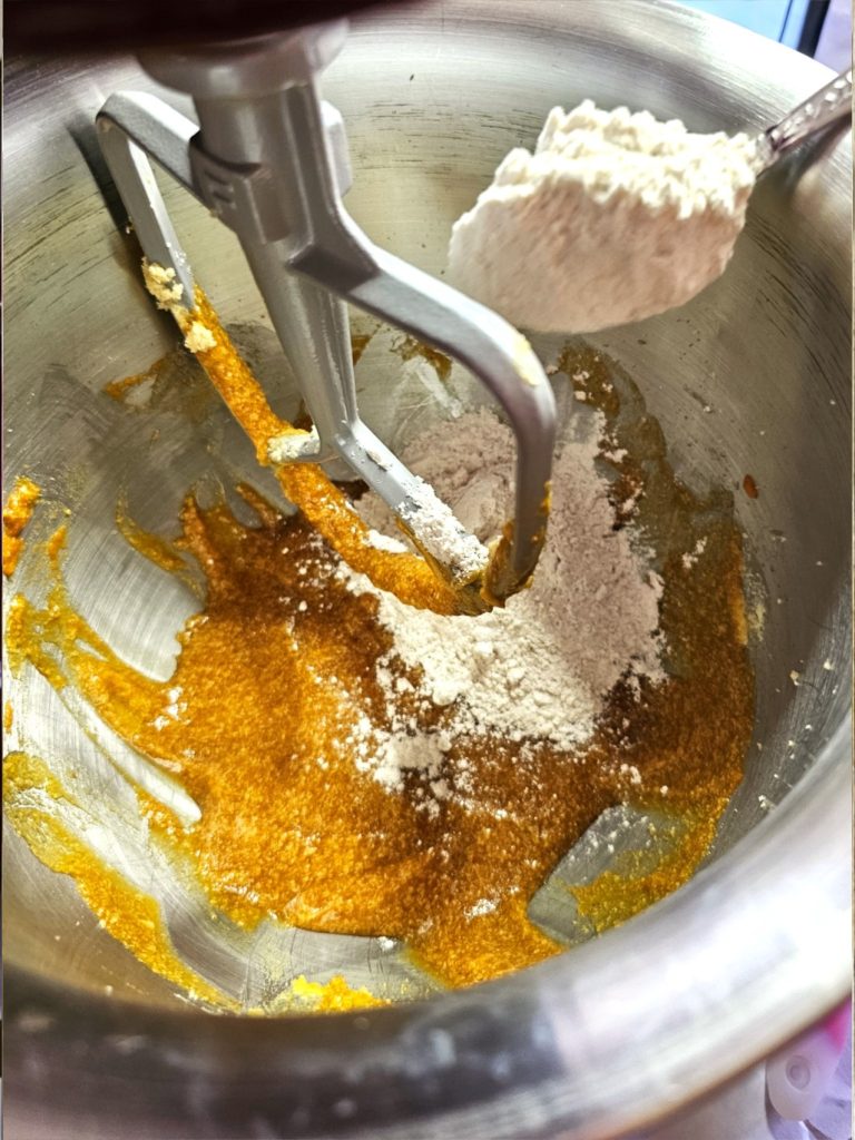 pumpkin-spice-biscotti-unlock-the-secret-recipe-biscotti-slowly-adding-the-flour-to-the-wet-ingredients