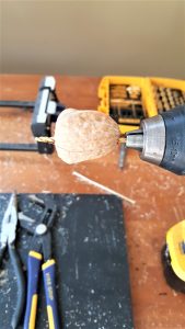 drill-going-through-walnut