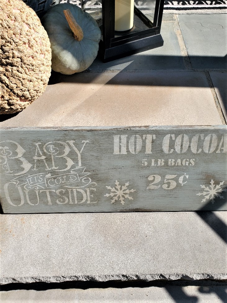 winter sign outdoors