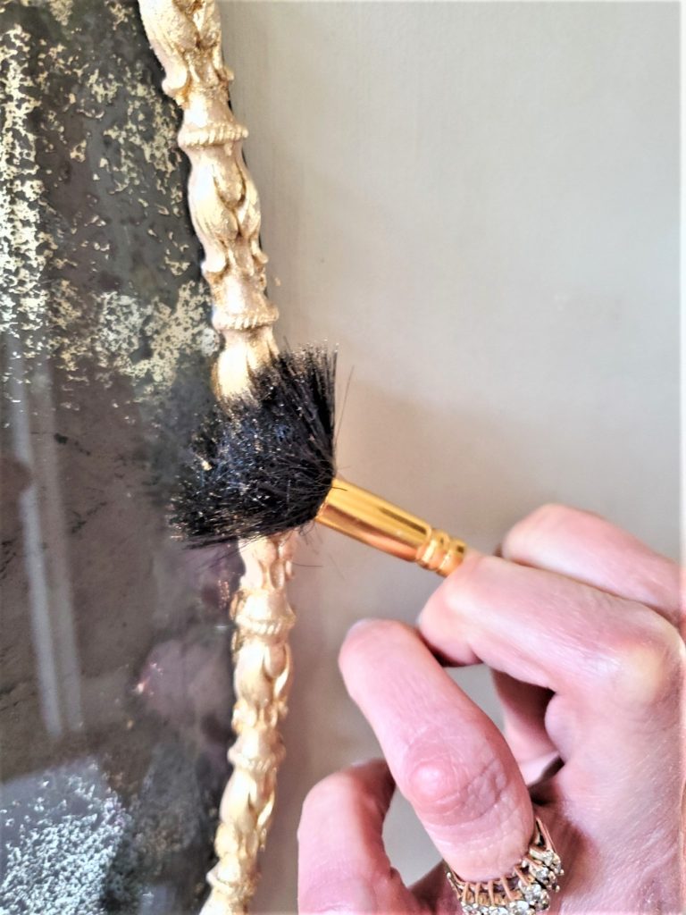 smoothing with a soft brush