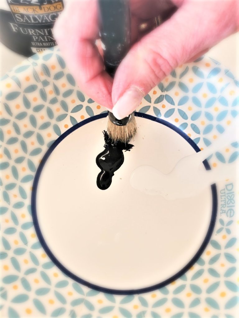adding-black-paint-stencil-brush