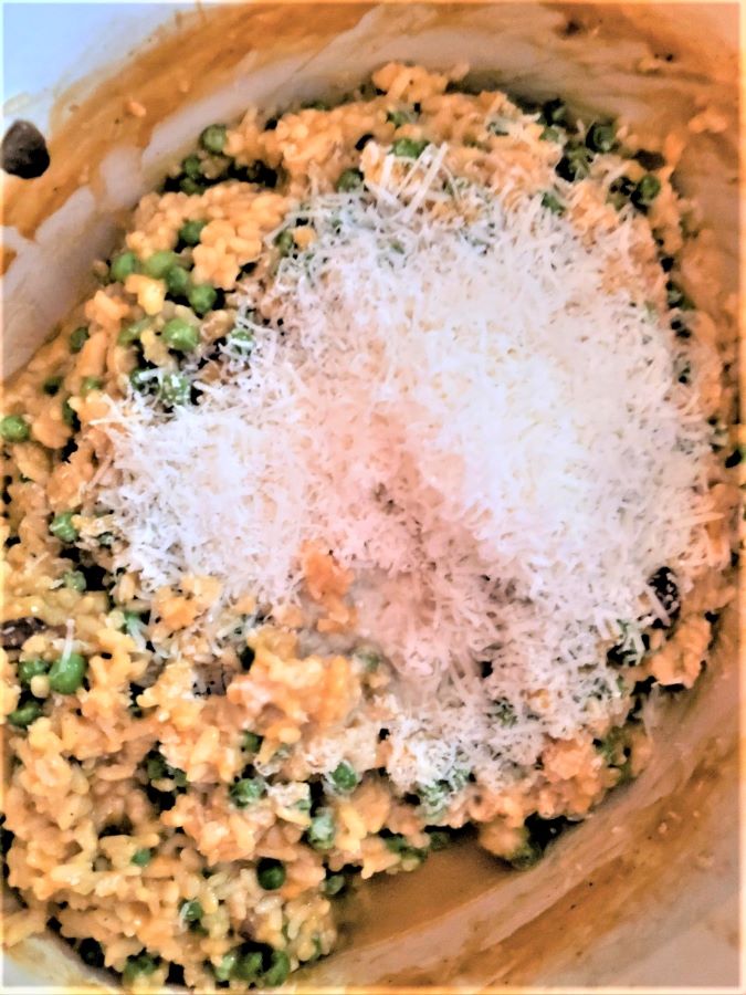 adding cheese