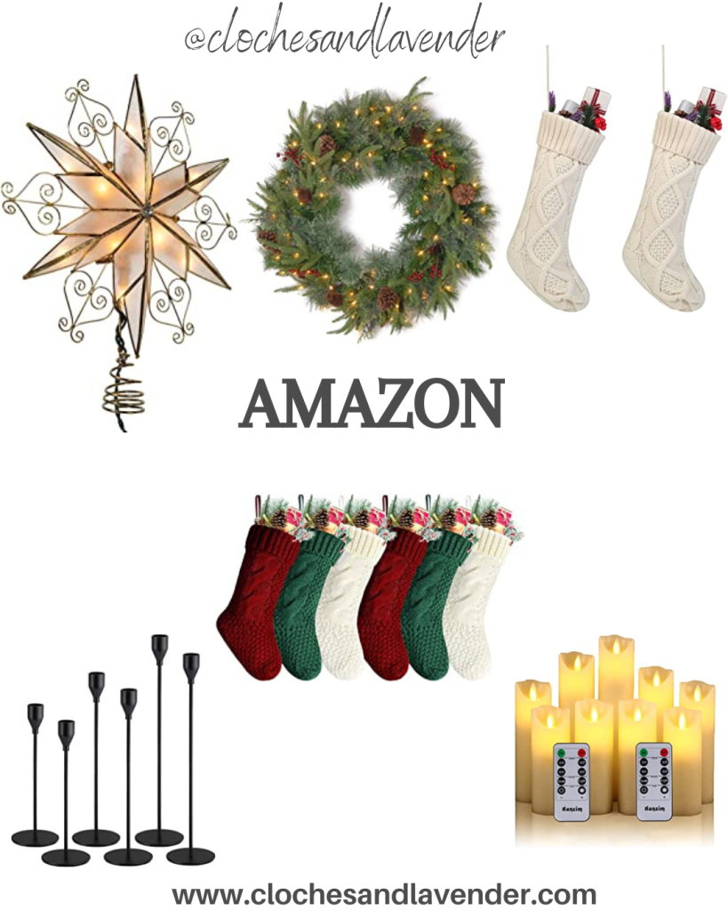 Christmas pieces from Amazon that symbolize the holiday season